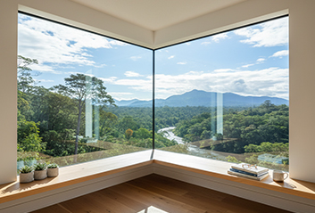 Glass to Glass Window